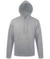 47101 Unisex Snake Hooded Sweatshirt Grey Marl colour image